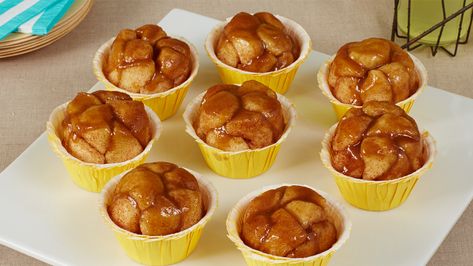 Now you can enjoy monkey bread in a cute, individual serving. Big flavour in a small size! Monkey See Monkey Two Birthday, Monkey Themed Birthday Party, Mini Monkey Bread, Monkey First Birthday, Monkey Birthday Party, Banana Party, Curious George Birthday Party, Monkey Birthday Parties, Mini Monkey