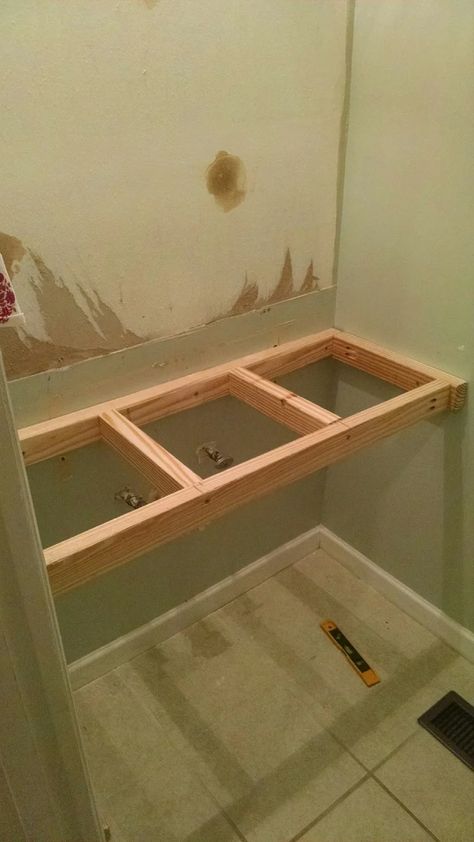 Decor Cabinet, Vanity Diy, Floating Bathroom Vanities, Rustic Vanity, Room Vanity, Zen Bathroom, Diy Bathroom Vanity, Cabinet Shelf, Makeup Video