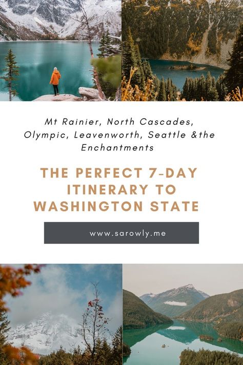 Seattle National Park Road Trip, Washington National Parks Itinerary, Pnw National Park Road Trip, California Oregon Washington Road Trip, Eastern Washington Road Trip, Washington State Travel Itinerary, Washington State Itinerary, Pacific Northwest Road Trip Itinerary, Washington Coast Road Trip