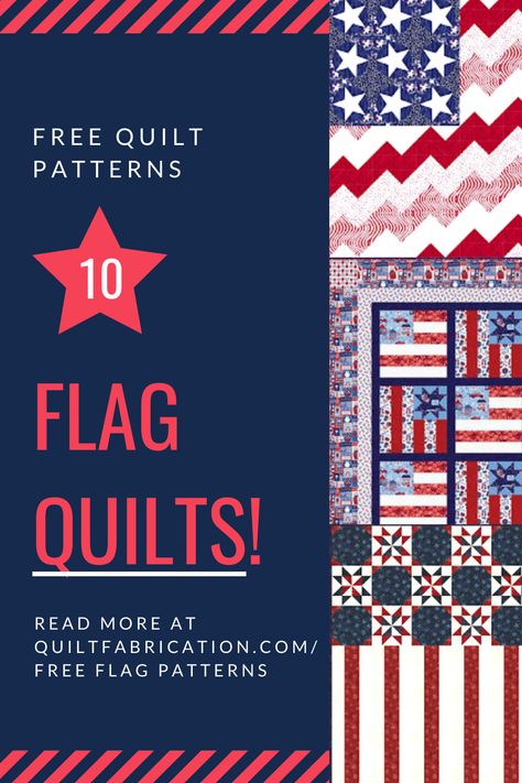 three different flag quilts for 10 free patterns Patriotic Quilt Blocks Free Pattern, Flag Quilt Pattern Free, Patriotic Quilts Patterns Free, American Flag Quilt Block, Free Patriotic Quilt Patterns, Texas Flag Quilt Pattern Free, Us Flag Quilt Patterns, Flag Quilt Pattern, Free Quilt Patterns Printables