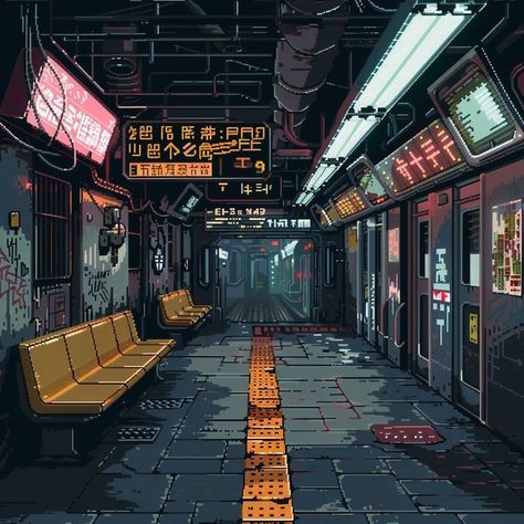 solymus-nebula-xw36 Cyberpunk Landscape Art, Drawing Backround Reference, Cyberpunk Environment Art, Cyberpunk Subway, Cyberpunk City Concept Art, Japanese Alleyway, 16 Bit Pixel Art, Cyberpunk Alley, Industrial Cyberpunk