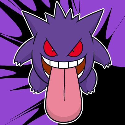 Gengar Gengar Painting Canvas, Gengar Rug, Gengar Pokemon Art, Gengar Painting, Gengar Drawing, Johto Gym Leaders, Pokemon Rugs, Gengar Art, Gengar Tattoo