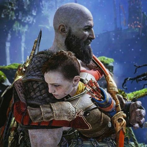 God of War Father n Son' Kratos & Atreus Kratos Atreus, God Of Wars, Mythological Characters, Harley Quinn Comic, Gaming Wallpapers, Red Dead Redemption, Video Game Art, Cultura Pop, Father And Son