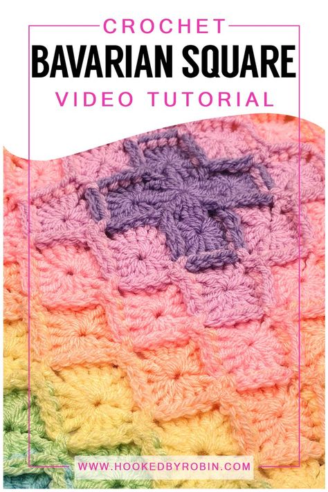 Bavarian Stitch Crochet Blanket, Bavarian Stitch Crochet Pattern, Bavarian Crochet Stitch, Bavarian Crochet Patterns Free, Crochet Bavarian Stitch, Bavarian Crochet Blanket, Bavarian Stitch Crochet, Bavarian Crochet Patterns, Hooked By Robin