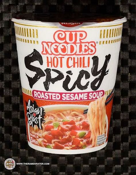 Chili Spicy, Noodles Spicy, Cup Ramen, Kitchen Japanese, Nissin Cup Noodles, Spicy Soup, Instant Ramen, Instant Noodle, Cup Noodles