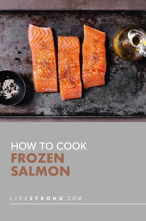 Salmon On Stove Top, Cooking Frozen Salmon, Healthy Dinner Plans, Air Fryer Frozen Salmon, Bake Frozen Salmon, Pink Salmon Recipes, Salmon On The Stove, Frozen Salmon Recipe, Cook Frozen Salmon