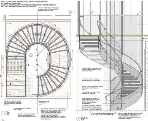 Architectural Stairs Design, Circular Staircase Plan, Different Staircase Designs, Circular Stairs Plan, Circular Stairs Design, Stairs Plan Architecture, Spiral Stairs Plan, Staircase Design Plan, Architectural Stairs