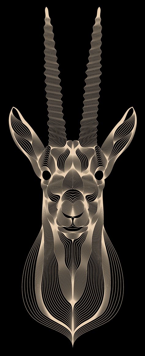 Gazelle on Behance Notebook Background, Patrick Seymour, Background Cool, 3d Cnc, Love Funny, Pop Art Wallpaper, Illusion Art, Op Art, Facebook Twitter