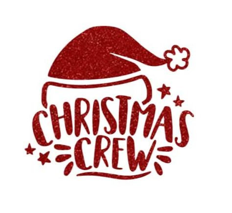 Christmas Crew Iron On Decal, Heat Transfer, Friends Family Matching, DIY Crafts, Iron-On Patch, Iron On Almost Anything in 5 Minutes (Red Glitter) Christmas Shirts Vinyl, Cute Christmas Backgrounds, Funny T Shirt Sayings, Christmas T Shirt Design, Cute Christmas Shirts, Paper Flower Template, Xmas Shirts, Cricut Projects Vinyl, T Shirt Diy