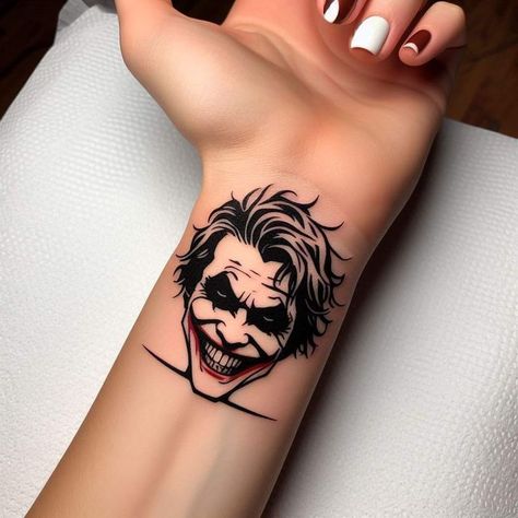 ef752272-fde5-4026-a21a-0f0590c967e8 Tattoo Stencil Designs, Arrow Tattoos For Women, Mouth Tattoo, Harley Tattoos, Joker Tattoo Design, Colored Tattoo Design, Cute Tattoos On Wrist, Joker Smile, Smile Tattoo