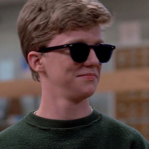 Brian Breakfast Club, Anthony Michael Hall Breakfast Club, Breakfast Club Movie, Michael Hall, Anthony Michael Hall, Brat Pack, Brian Johnson, Movie Pins, Film Icon