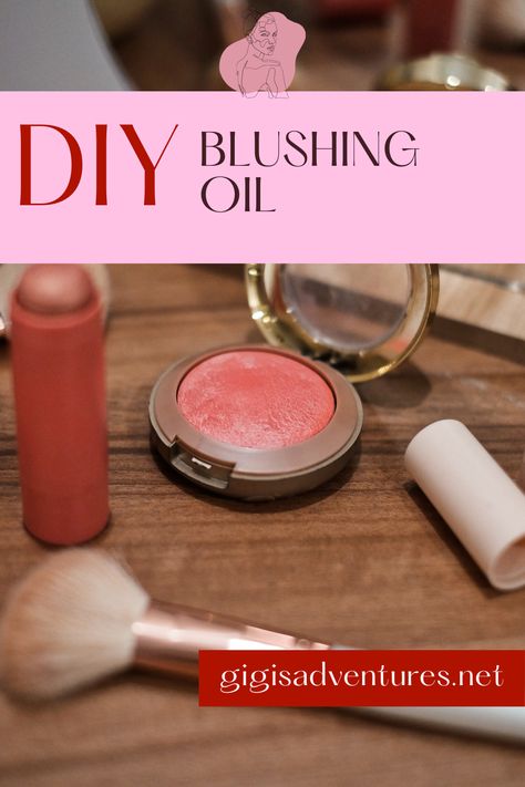 The beauty of this DIY Blushing Oil is that you can use it pretty much however you want. Either on your lids for a dewy, glossy eyeshadow look, or on your lips to add a bit of color. And for your blush, of course! Made from only 2 ingredients, it will literally take you less than 2 minutes to craft it up! So, what are you waiting for? Click on the pin and discover how to make your very own DIY Blushing Oil! Diy Lip Tint, Diy Lip Oil, Eco Friendly Beauty Products, Makeup For Summer, Beauty Diy Skincare, Diy Haircare, Glossy Eyeshadow, Skincare Diy, Diy Hair Masks