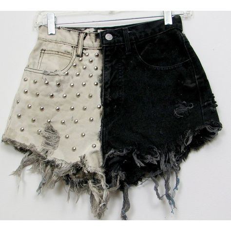 Distressed High Waisted Shorts, Vintage High Waisted Shorts, Two Face, Diy Shorts, High Waisted Jean Shorts, Jeans Diy, Denim Cutoff Shorts, Denim Cutoffs, Cute Shorts