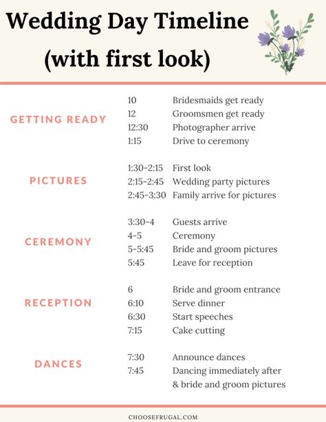 - Check more at https://howcandothis.com/weddingideas/59719/ Wedding Ceremony Schedule Of Events, Wedding Timeline Day Of 4pm Ceremony, Ceremony And Reception Timeline, Wedding Day Schedule 4pm Ceremony, Wedding Day Timeline First Look, Order Of Wedding Events, Wedding Reception Schedule Of Events, Order Of Reception Wedding, Wedding Reception Order Of Events Ceremony Programs