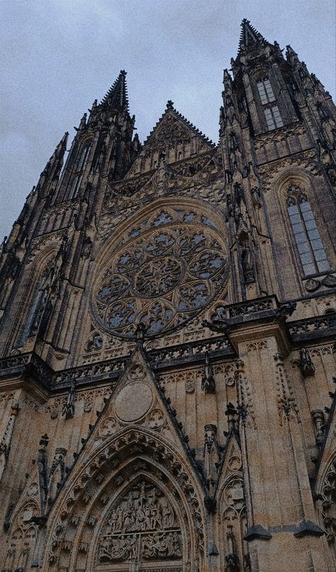 St. Vitus Cathedral #prague #gothicarchitecture Prague Cathedral, St Vitus Cathedral Prague, Goth Architecture, Prague Architecture, St Vitus Cathedral, St Vitus, Gothic Cathedrals, Cathedral Architecture, Vintage Gothic