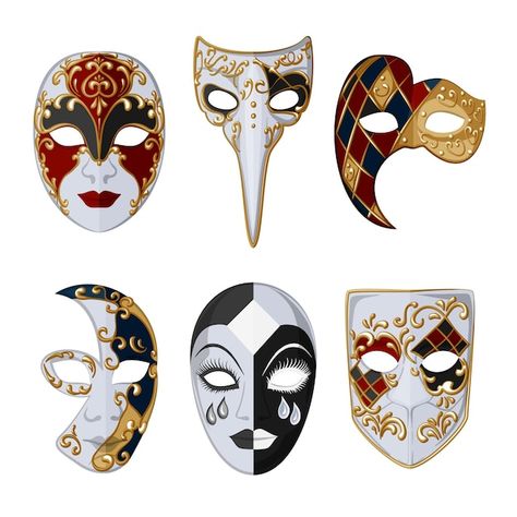 Masquerade Aesthetic, Book Wizard, Carnaval Costume, Venice Mask, Mask Drawing, Carnival Of Venice, Venetian Masquerade, Venetian Masks, Anime Inspired Outfits