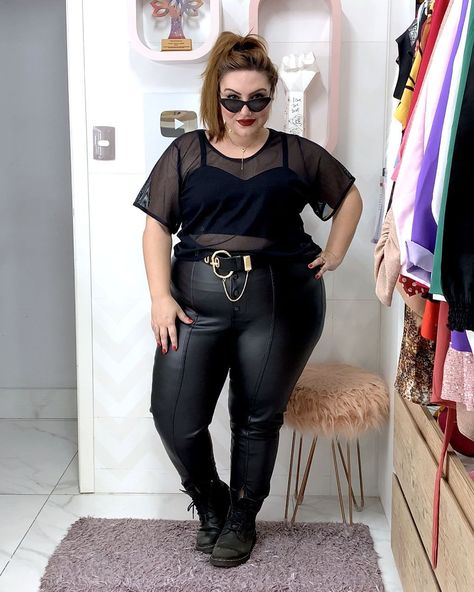 Plus Size Clothing | Women's Trendy and Fashion Plus Size On Sale Size:14 - 26 PlusSizeSummerStyle #summervivibes #plussizefashionista #ootd #plussizequeen #plussize #summerfashion. https://whispers-in-the-wind.com/the-ultimate-plus-size-outfit-guide-summer-in-style/?304 Rock Show Outfit Plus Size, How To Style Leather Pants Plus Size, Plus Size Leather Outfit, Rock Outfit Plus Size, Leather Pants Plus Size Outfit, Plus Size Looks Casual, Cool Plus Size Outfits, Plus Size Leather Pants Outfit, All Black Outfit Plus Size