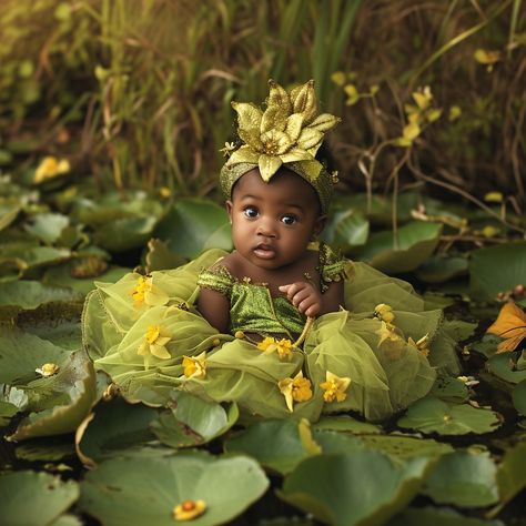 Princess And Frog Photoshoot, Princess Tiana Maternity Shoot, Princess Tiana Nursery Ideas, Baby Princess Photoshoot, Princess Tiana Nursery, Princess And The Frog Photoshoot Ideas, Princess And The Frog Maternity Shoot, Baby Nature Photoshoot, Princess Tiana Photoshoot