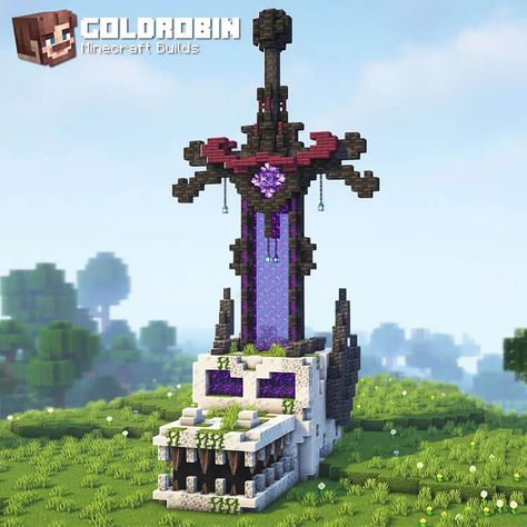 Dragon Skull Portal Minecraft Skull, Minecraft Build Ideas, Minecraft Portal, Minecraft Kingdom, Modern Minecraft Houses, Cottage Core Minecraft House, Minecraft Wall, Portal Design, Minecraft Houses Blueprints