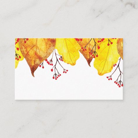 Available here:  http://www.zazzle.com/produkto Easy Watercolor Fall Leaves, Thanksgiving Cards Handmade Watercolor, Watercolor Thanksgiving Cards Ideas, Watercolor Thanksgiving Art, Autumn Card Ideas, Autumn Leaf Watercolor, Autumn Watercolor Art, Watercolor Thanksgiving Cards, Penpal Crafts