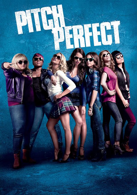 Pitch Perfect movie poster image Brazil Movie, Best Chick Flicks, Pitch Perfect Movie, Pitch Perfect 2012, Tam Film, Big Movie, Adam Devine, Skylar Astin, Anna Camp