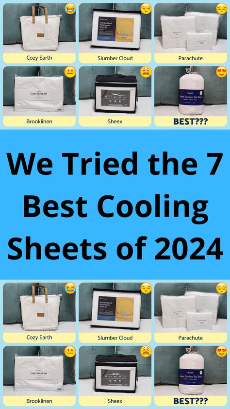 We Tried the 7 Best Cooling Sheets of 2024. Here’s What Happened.

What’s the best cooling sheet set for 2024? We did the work, so you didn’t have to! Fantastic cooling sheets should be comfortable and high-quality, but it shouldn’t cost an arm and a leg to get a great night’s sleep.

We tested 7 of the best cooling sheets from the world’s top brands to find out which ones are worth it (and which ones aren’t). It’s safe to say we were a little shocked! Best Sheets To Buy, Best Cooling Sheets, Cooling Sheets, Best Sheets, King Sheets, Great Night, Home Hacks, What Happened, Sheet Sets