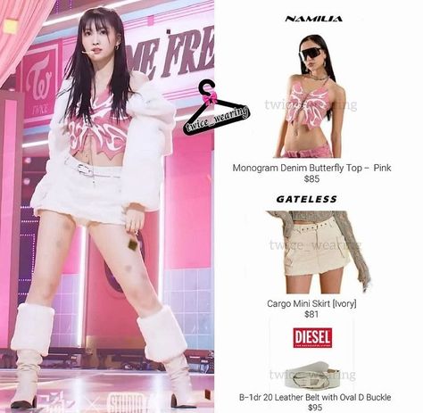 Concert Fit, Pop Outfits, Celebrity Closet, Twice Momo, Trendy Dress Outfits, Fair Use, Concert Fits, Pink Fits, Hirai Momo