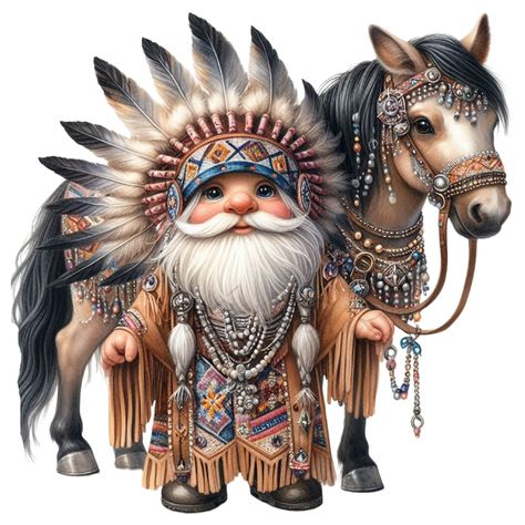 Native American Clipart, Etsy Clipart, Horse Clipart, American Clipart, Sublimation Gifts, Gnome Pictures, Indian Horses, Western Stuff, Gnome Clipart