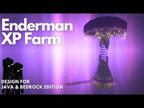 ENDERMAN XP FARM | Aesthetic Minecraft tutorial | Java & Bedrock [1.21+] - YouTube Minecraft Enderman Farm Design, Minecraft Enderman Build, 1.21 Minecraft, Aesthetic Minecraft Tutorial, Minecraft 1.21, Enderman Farm, Farm Minecraft, Farm Aesthetic, Aesthetic Minecraft