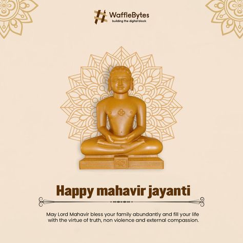 May the blessings of Lord Mahavir fill our hearts with love, compassion, and peace on this auspicious day of #MahavirJayanti. Wishing you all a happy and fulfilling life ahead. Mahaveer Jayanti Wishes, Mahaveer Jayanti, Happy Bhai Dooj Images, Bhai Dooj Images, Lord Mahavir, Happy Mahavir Jayanti, Mahavir Jayanti, Bhai Dooj, Festival Wishes