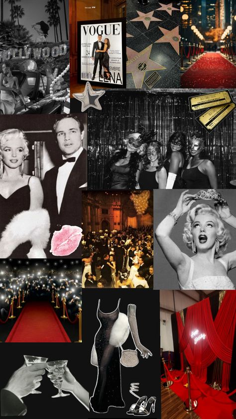 Debut Theme, Hollywood Aesthetic, Oscar Night, Dance Themes, Nye Party, Year Plan, 18th Birthday, Best Part Of Me, Old Hollywood