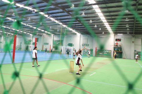 Indoor Cricket, Squash Club, Cricket Pitch, Environment Inspiration, Sports Centre, Cricket Ideas, 3d Environment, Building Elevation, Sports Club