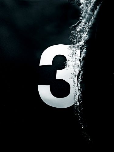 one more or should I say three.... 3 Number Design, Experimental Typography, 0 Number, Type Face, Cool Typography, Number Three, Lucky Number, Typography Letters, Typography Inspiration