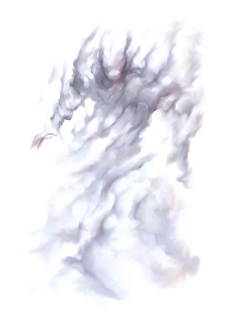 Invisible Stalker - Pathfinder PFRPG DND D&D 3.5 5E 5th ed d20 fantasy Ghost Dnd 5e, Air Elemental Dnd, Air Elemental Art, Snow Elemental, Cloud Elemental, Air Creature, Air Monster, Wind Elemental, Creature Template