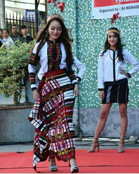 @zuali_25  #northeastyle #stayfashionablytraditional #mizoram Mizo Traditional Dress, India Traditional Dress, Traditional Attires, Party Wear Kurtis, Northeast India, Womens Trendy Dresses, Myanmar Dress Design, Indian Aesthetic, Cultural Diversity