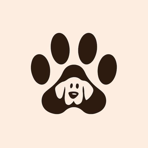 Vector pet shop logo design with puppy i... | Premium Vector #Freepik #vector #paw-logo #dog-logo #bear-paw #dog-foot Pet Shop Logo Design, Pet Cafe, Pet Shop Logo, Pet Brand, Paw Logo, Logo Dog, Animal Stencil, Brand Ideas, Flat Vector Illustration