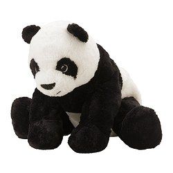 KRAMIG soft toy IKEA - for every soft toy you buy, $1 is donated to education projects run by UNICEF and Save the Children around the world Panda Teddy Bear, Panda Stuffed Animal, Ikea Toys, Toyama, Teddy Bear Stuffed Animal, Baby Panda, Bear Stuffed Animal, Bear Plush, Plush Animals