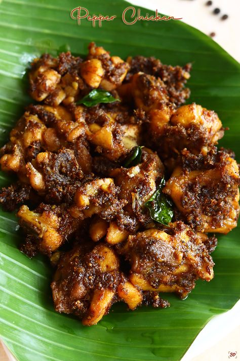 Pepper Chicken Pepper Chicken Masala, Pepper Chicken Recipe Indian, Dry Chicken Recipes Indian, Pepper Chicken Indian, Dry Chicken Recipes, Chicken Recipes Indian, Chicken Receipe, Chilly Chicken, Chicken Breast Marinade Recipes