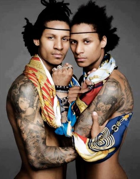 Les Twins are indescribably talented. They are so special, so kind and so real. I think we are all created by a divine power, so of course we too have the divine with in us. These twins were  twice touched by that that divinity and you can see it and feel it when you see them dance and when they teach children and others to dance. I am in awe of their magnificence. I thank them for the joy they bring.❤ #LesTwins #Larry #Laurent #lestwinson #lestwinsoff #officiallestwins Les Twins Dance, Larry Bourgeois, Les Twins Laurent, Les Twins Larry, Twin Day, Twin Photos, Lgbt Wedding, Les Twins, Identical Twins