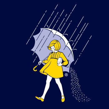 Morton Salt Girl Can Make Advertising Industry History as First Girl Icon Voted… Cloudy Day Photoshoot, Salt Logo, Morton Salt Girl, Purim Costumes, Morton Salt, Dallas Cowboys Cheerleaders, Retro Advertising, When It Rains, Vintage Character