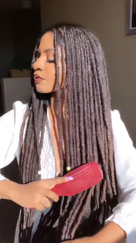 Long Thick Locs Black Women, Long Locs Natural Hair, Long Locs Women, Black Women Long Locs, Locs Maintenance, Waist Length Locs, Locs Styling, How To Style Long Locs, Locs Long