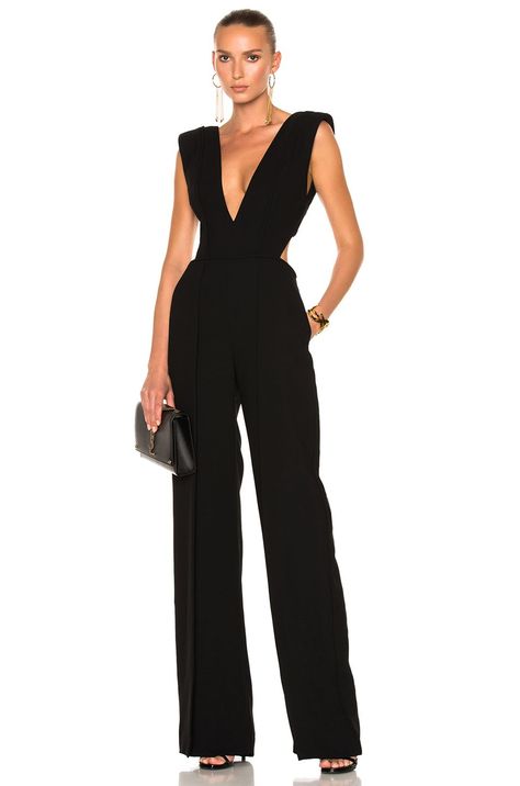 Splurge: Tamar Braxton’s Instagram Brandon Maxwell Deep V Cut Out Back Detail Sleeveless Jumpsuit Jumpsuit Palazzo, Tamar Braxton, Formal Wear Dresses, Silk Jumpsuit, Brandon Maxwell, Jumpsuit Outfit, Going Out Outfits, Sleeveless Jumpsuits, V Cut