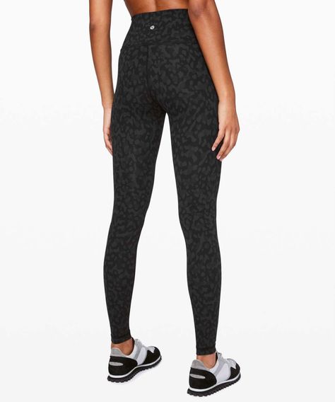 Lululemon Wunder Under High-Rise Tight 28" *Full-On Luxtreme - Formation Camo Deep Coal Multi - lulu fanatics Cheetah Print Leggings Outfit, Print Leggings Outfit, Printed Leggings Outfit, Cheetah Leggings, Cheetah Print Leggings, Lulu Leggings, Nike Pro Women, Leggings Pattern, Print Leggings