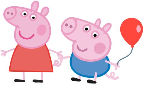 PEPPA E GEORGE George Peppa, Peppa And George, Peppa Party, Peppa Pig George, Butterfly Birthday Party, George Pig, And I Love You, Butterfly Birthday, Topper Cake