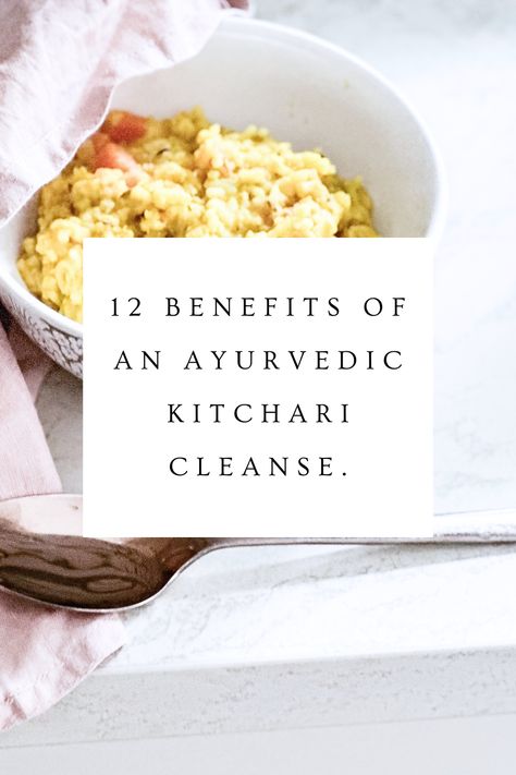 A look at the ancient Ayurvedic method and benefits of incorporating a kitchari cleanse into the diet as a way to detox and reset for spring. Kitchari Benefits, Vata Breakfast Ayurveda, Kitchari Recipe Ayurveda, Kitchari Cleanse, Ayurveda Routine, Ayurvedic Cleanse, Stomach Detox, Kitchari Recipe, Ayurveda Vata