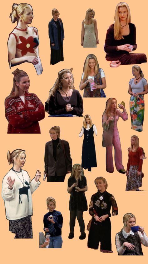 20’s Outfits, Phoebe Buffay Outfits, Thrift Fits, Friends Phoebe, Grandma Fashion, Estilo Hippy, Phoebe Buffay, Autumn Fits, Outfit 90s