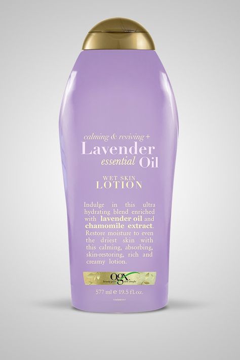 Lavender Skin Care, Ogx Hair Products, Moisturizing Routine, Lavender Lotion, Oil Body Wash, Wet Skin, Bath And Body Works Perfume, Skin Lotion, Bath And Body Care