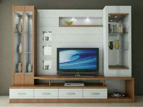 Lcd Design, Tv Cabinet Wall Design, Lemari Tv, Tv Fal, Tv Unit Furniture Design, Tv Unit Decor, Modern Tv Wall Units, Tv Unit Furniture, Tv Cabinet Design