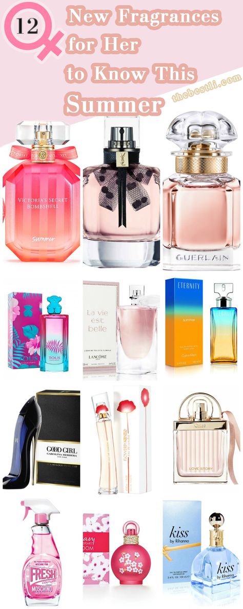 12 #Best New Summer #Perfumes for Women 2017 We've done the hard work for you and collected a fresh crop of #fragrances that will totally welcomed in the 2017 #summer season. Summer Perfumes For Women, Best Summer Perfumes, Summer Perfumes, Fresh Crop, Perfume Hacks, Spring Perfume, Coconut Perfume, Seductive Perfume, Perfume Genius