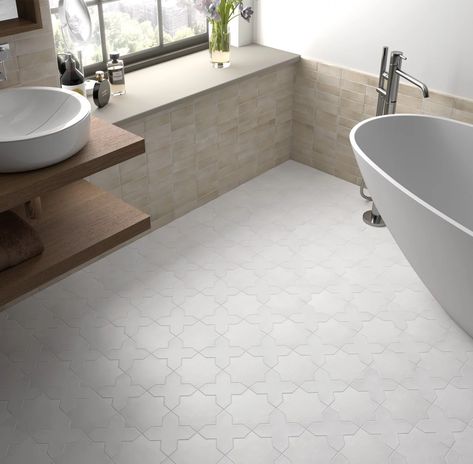 Indoor Tile, Shower Floor Tile, Room Tiles, Zellige Tile, The Tile Shop, White Floors, Bathroom Floor Tiles, Porcelain Flooring, Design Your Dream House